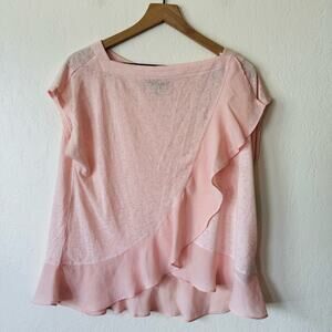 Banana Republic | ruffle tank